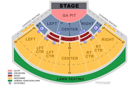  detailed seating chart hollywood casino amphitheater st louis